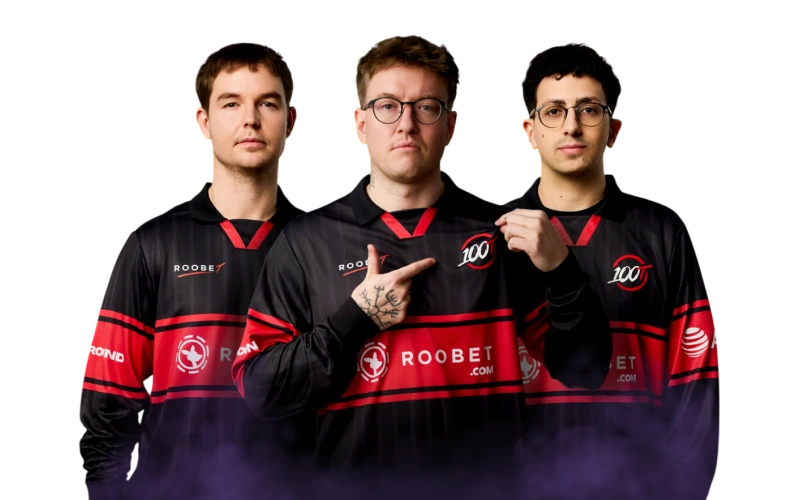 Viví el gaming de élite junto a 100 Thieves y su socio oficial de apuestas Roobet Argentina.