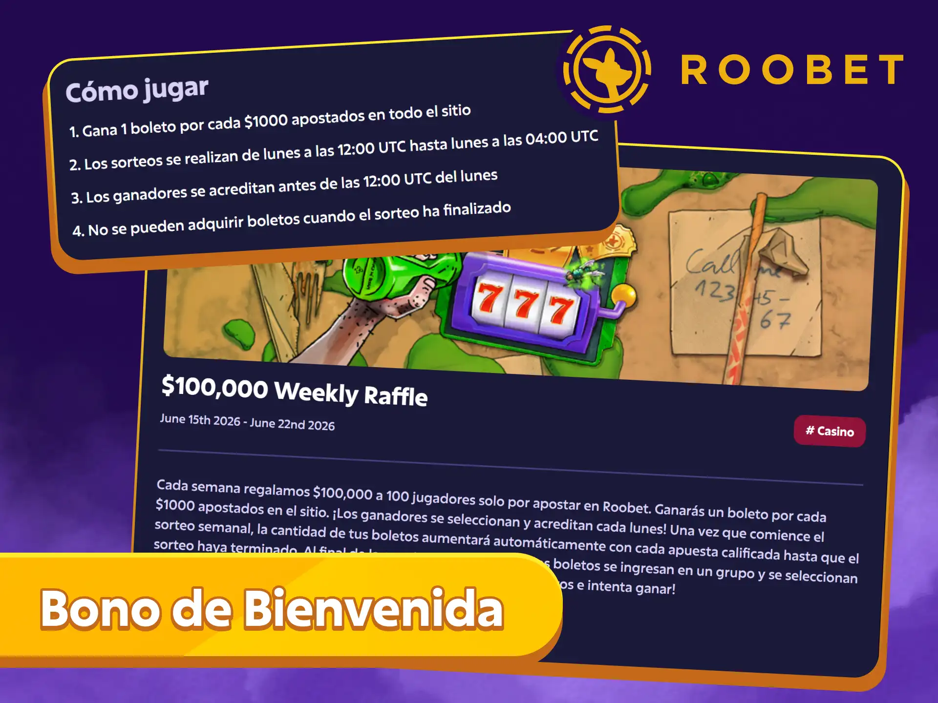 Reclamá tu bono de bienvenida para jugar Aviator en Roobet Official.