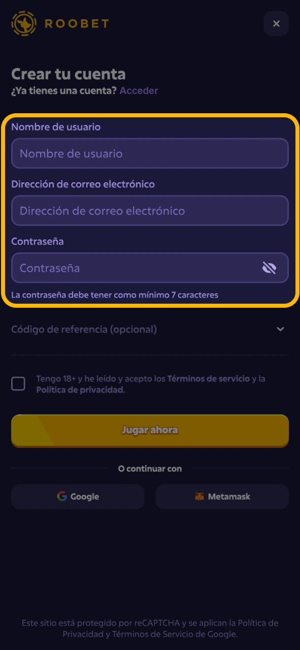 Únete a Roobet para empezar a jugar al juego Aviator.