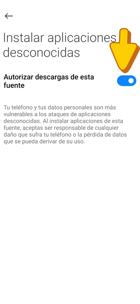 Habilita esta configuración para obtener la aplicación de apuestas de baloncesto de Roobet para Android.