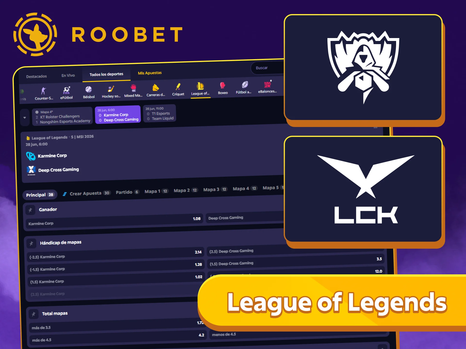Demostrá tus conocimientos en League of Legends apostando en Roobet.