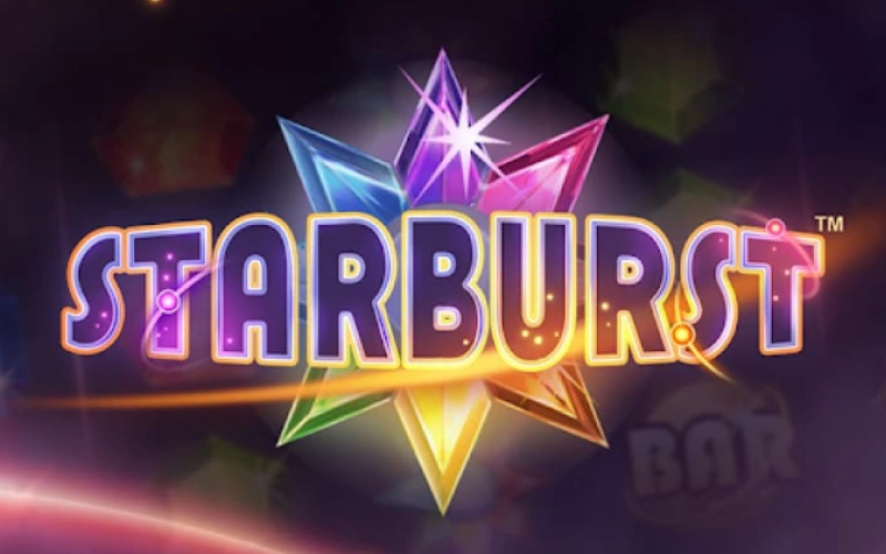 Hacé girar los rodillos cósmicos de Starburst en Roobet.