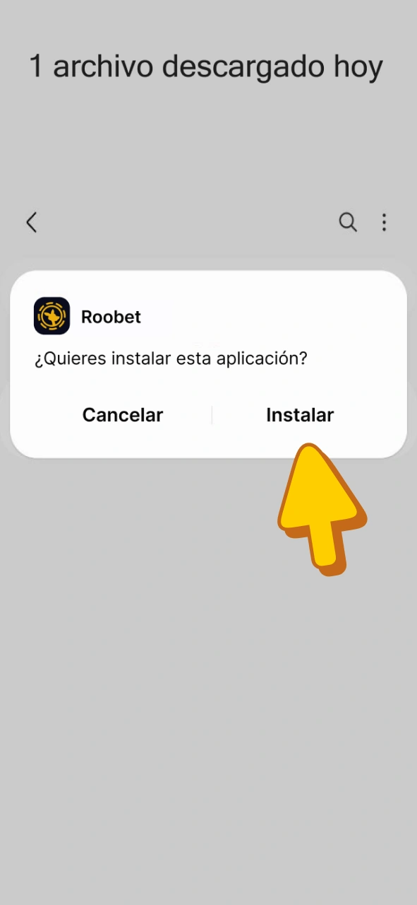 Instala la aplicación Roobet para apostar en tenis.